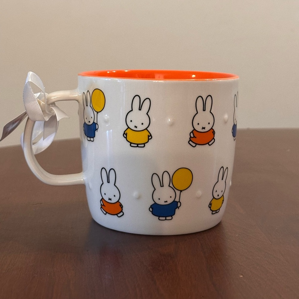 Miffy White and Orange Bunny Mug by Magenta